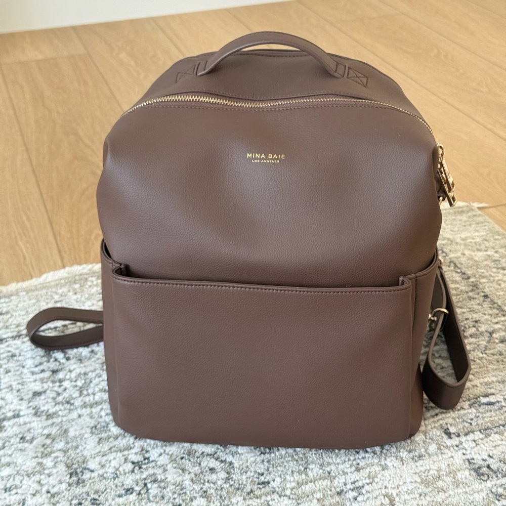 Mina Baie Chocolate Brown Backpack